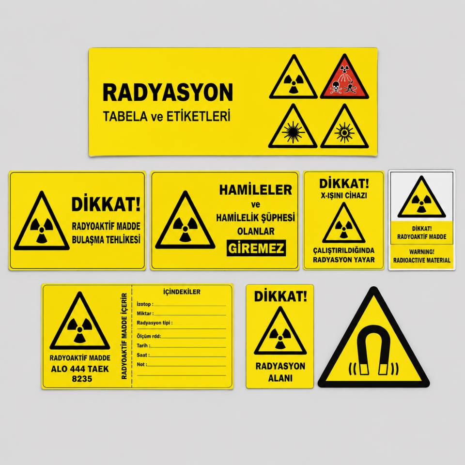 Radyasyon İkaz ve Etiketleri
